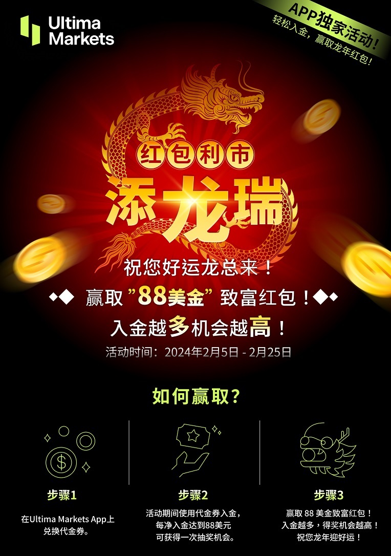 Ultima Markets APPExclusive activity: Earn money easily and win red envelopes in the the Year of the Loong!186 / author:Ultima_Markets / PostsID:1727638