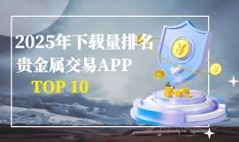 2025年贵金属交易APP下载量排名TOP10：行业数据测评