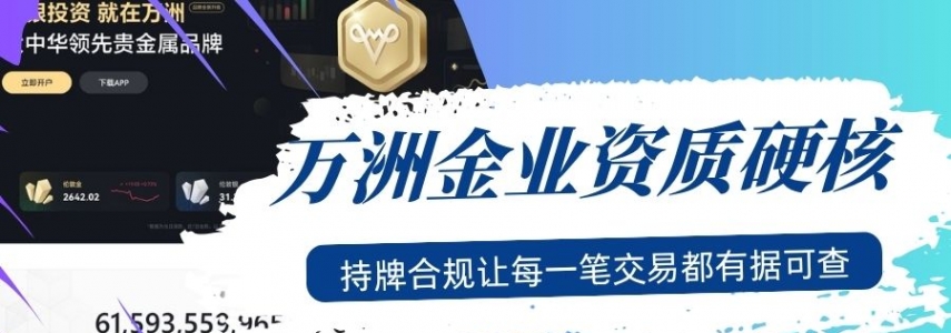 万洲金业官网APP：专业正规，堪称超好用的贵金属交易软件！