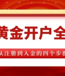 正规现货黄金开户流程详解，国内十大靠谱现货黄金大盘平台推荐
