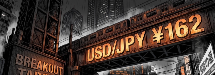 Aurra Markets：【美元兑日元走势展望】上升三角形形态指向突破 162 Japanese yen