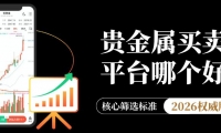 贵金属买卖平台哪个好？2026十大最正规贵金属交易平台推荐