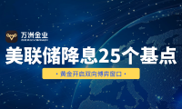 美联储降息背景下，万洲金业现货黄金双向交易策略展现平台优势