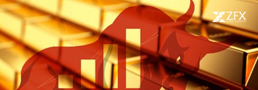 ZFX山海证券：黄金三连涨！创下五周以来最高点！