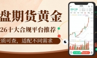全球十大可靠外盘期货黄金平台推荐：黄金期货短线交易技巧详解