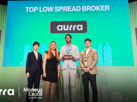Aurra Markets 于阿布扎比金融博览会荣膺“2026 年度最佳低点差经纪商”