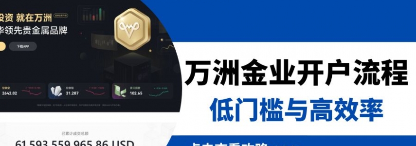 万洲金业贵金属交易平台深度评测：开户、交易杠杆与安全性全解析