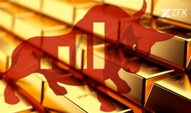 ZFX山海证券：黄金三连涨！创下五周以来最高点！