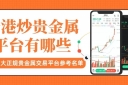 香港贵金属交易平台最新排名，盘点贵金属十大正规交易平台
