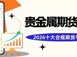2026十大贵金属期货交易平台推荐及炒黄金开户最低入金指南