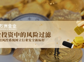 金价飙升风险与机遇并存，万洲金业将以风控为盾，护航黄金投资安全