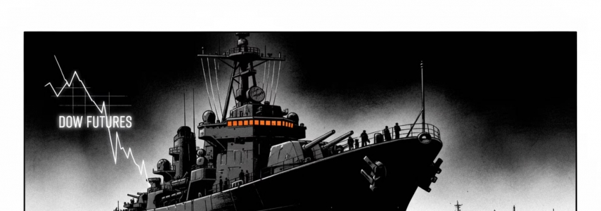 Aurra Markets：霍尔木兹海峡遭封锁，道指期货重挫 500 spot