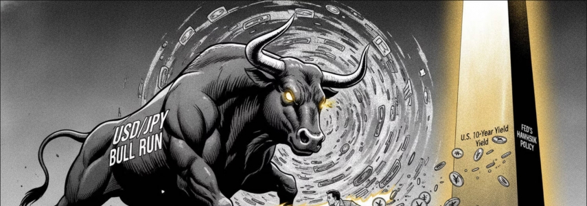 Aurra Markets：【美元兑日元走势分析】日本央行干预风险和美债收益率影响