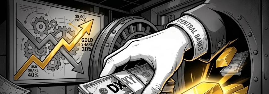 Aurra Markets：德意志银行：全球央行转向黄金储备