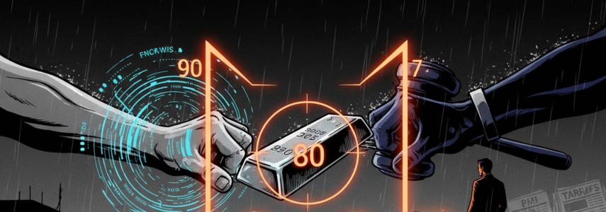 Aurra Markets：【白银走势前瞻】XAG/USD 盘整于70–90美元区间