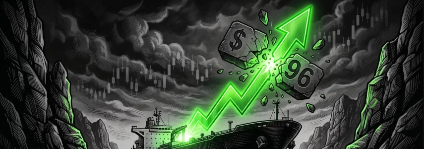 Aurra Markets:【WTI 原油走势分析】油价上探 96 美元关键阻力位