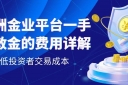 万洲金业交易一手伦敦金费用是多少？在平台做黄金投资理财安全吗