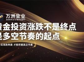 万洲金业带你告别追涨杀跌，实现黄金双向交易的思维跃迁
