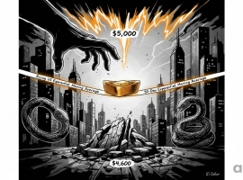 Aurra Markets：【黄金走势分析】测试 4600 美元支撑与 5000 美元阻力位