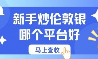 普通人如何投资伦敦银？2026新手入门十大伦敦银交易平台推荐