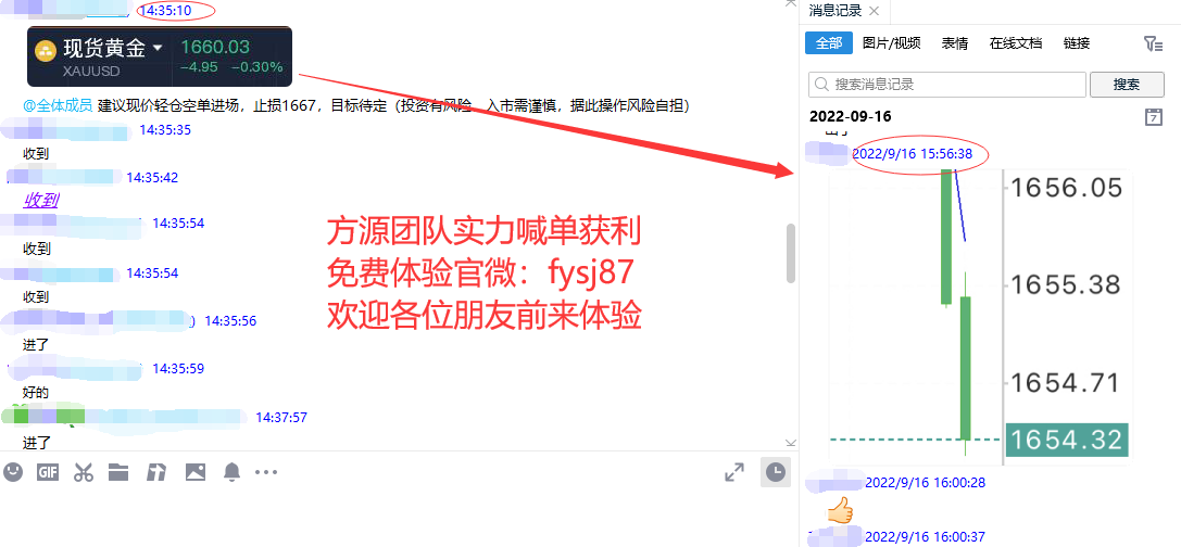 Fang Yuan said Jin:9.16黄金新低不断，1665顺势空942 / author:Fang Yuan Talks about Gold / PostsID:1714335