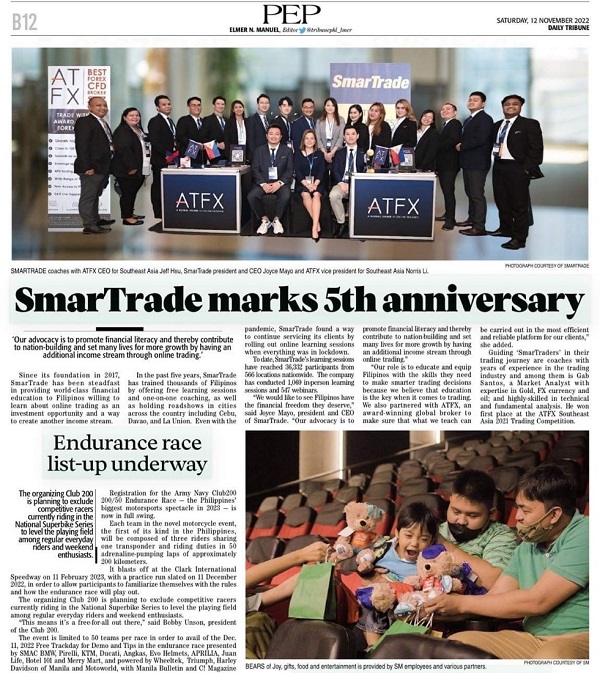 Strive forward for five years, set sail for a new journey | ATFXRecord of the 5th Anniversary Celebration of the Philippine Office494 / author:atfx2019 / PostsID:1715565