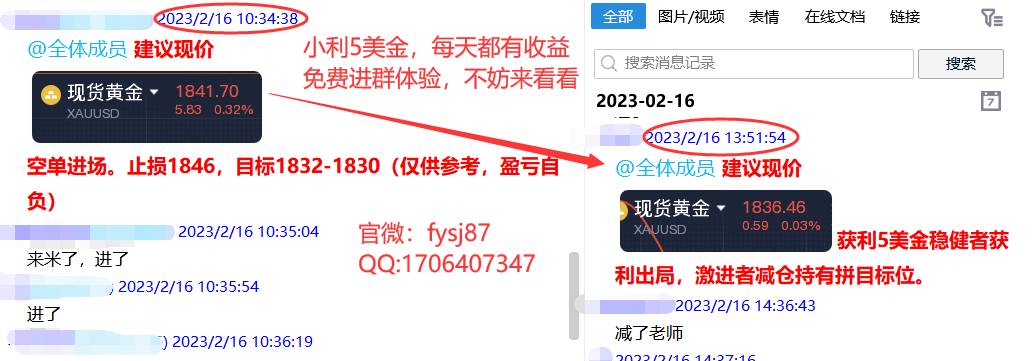 Fang Yuan said Jin:2.17Gold keeps hitting new lows, and the rebound continues to be empty! Crude oil is under pressure!466 / author:Fang Yuan Talks about Gold / PostsID:1716568