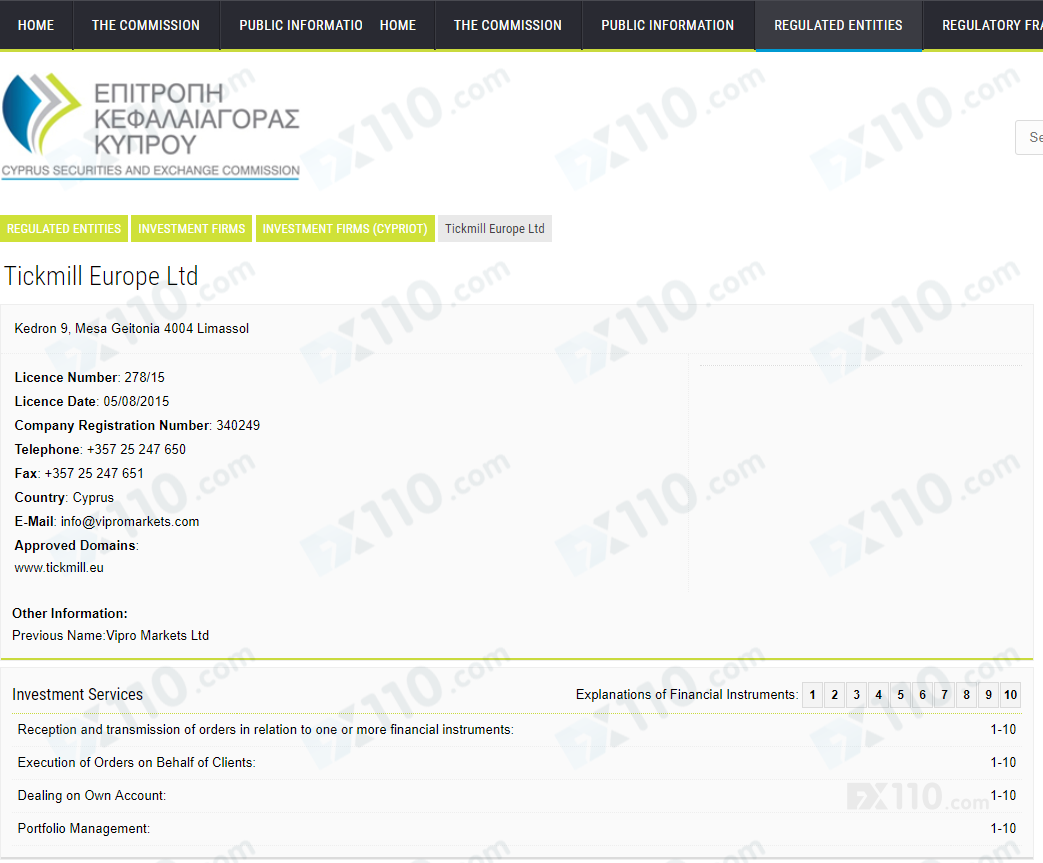 BrokerTickmillCyprusFX110实地探访144 / author:justpen / PostsID:1720847