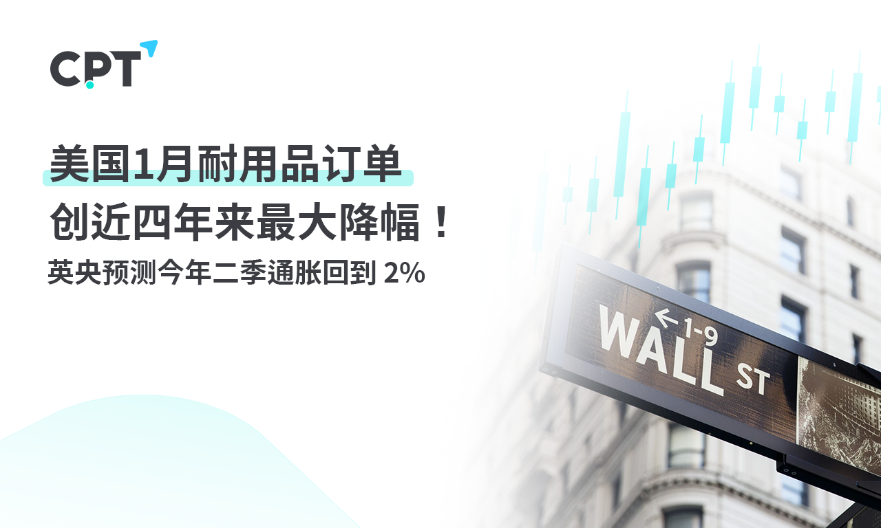 CPT Markets: USA1Monthly durable goods orders have seen the largest decline in nearly four years! Yingyang...846 / author:CPT / PostsID:1727762