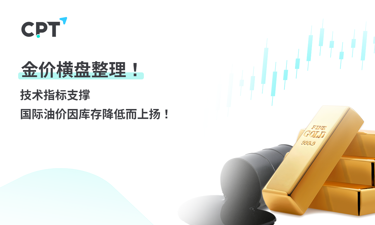 CPT Markets 【行情快报】金价横盘整哩! 技术指标支撑，国际...762 / author:CPT / PostsID:1728281