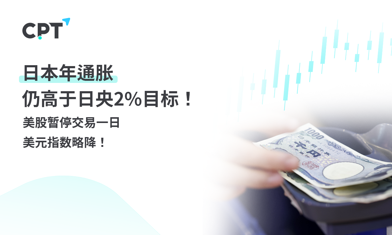 CPT Markets 【行情快报】日本年通胀仍高于日央2%target! US shares...704 / author:CPT / PostsID:1728454