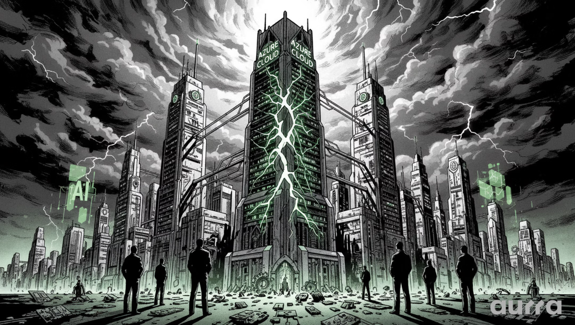 Aurra Markets：微软股价暴跌 10%： Azure 增速不及预期，市值蒸发 3570 USD100mn29 / author:Aurra_Official / PostsID:1735103