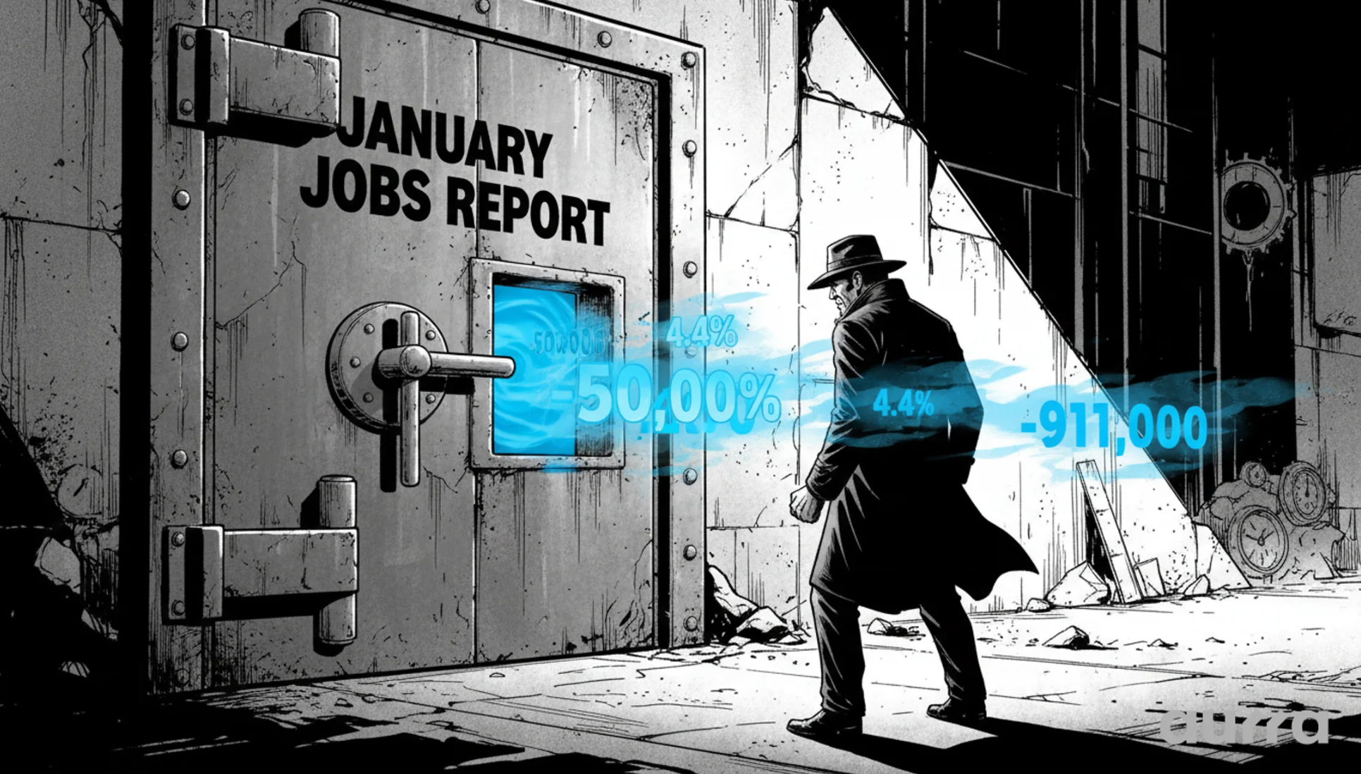 Aurra Markets: USA1月非农就业报告前瞻：数据延迟发布，91.1万修正风险引发震荡