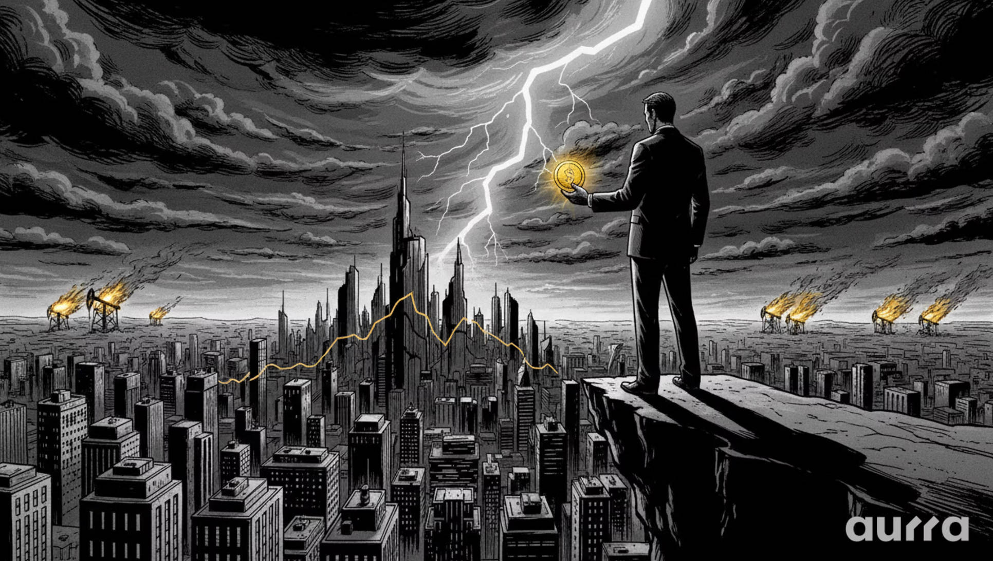 Aurra Markets：【纳斯达克100指数前瞻】利率担忧施压考验24,130Key support288 / author:Aurra_Official / PostsID:1735395