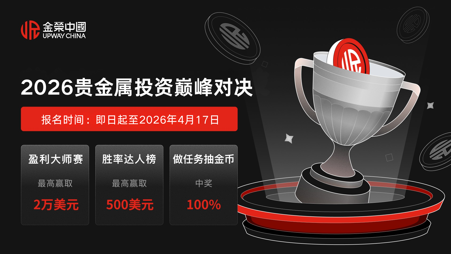 实时对决引爆激情｜金荣中国2026实盘赛开启金银争霸盛宴509 / author:Xiaohua loves financial management / PostsID:1735786