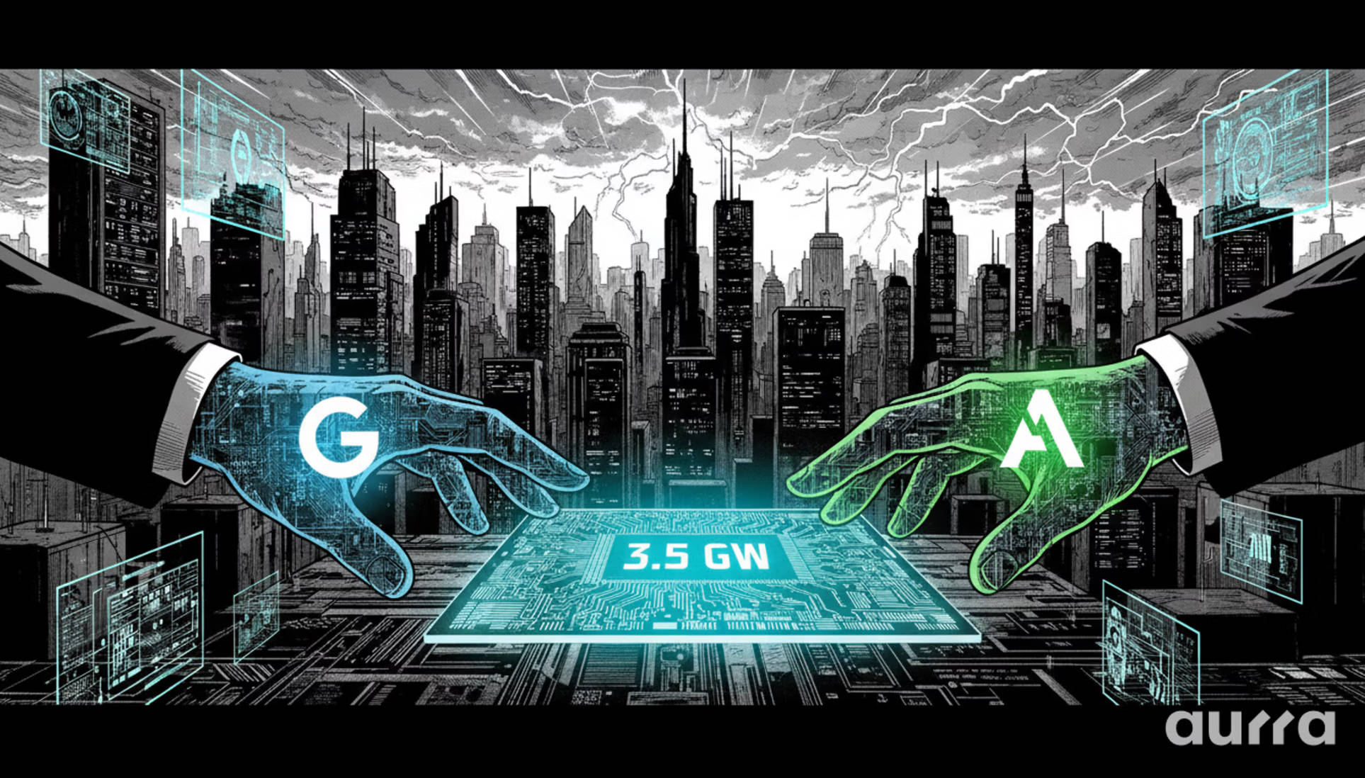 Aurra Markets：博通扩大与谷歌及 Anthropic of AI 芯片合作版图911 / author:Aurra_Official / PostsID:1735974