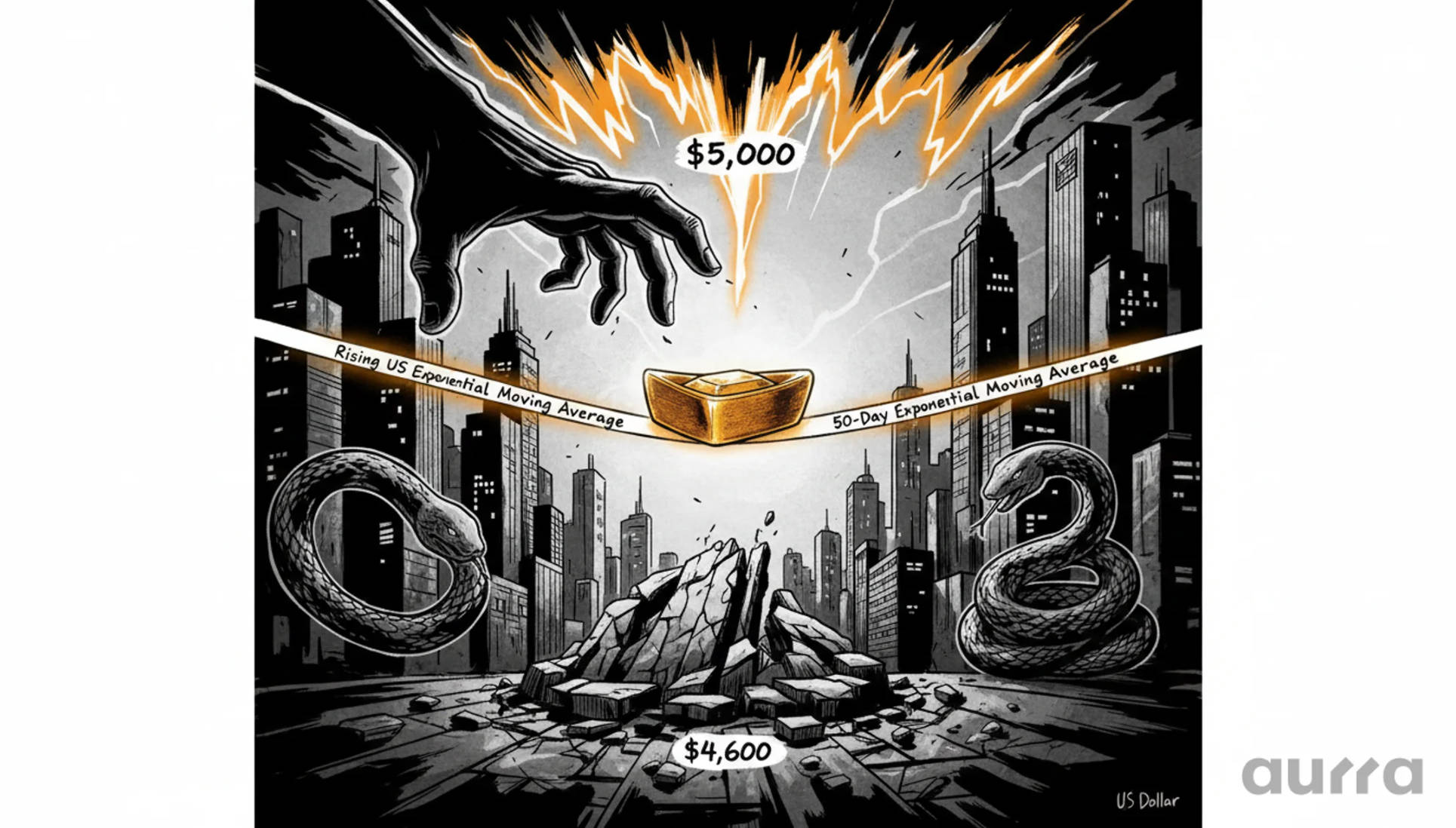 Aurra Markets：【黄金走势分析】测试 4600 美元支撑与 5000 美元阻力位608 / author:Aurra_Official / PostsID:1736194