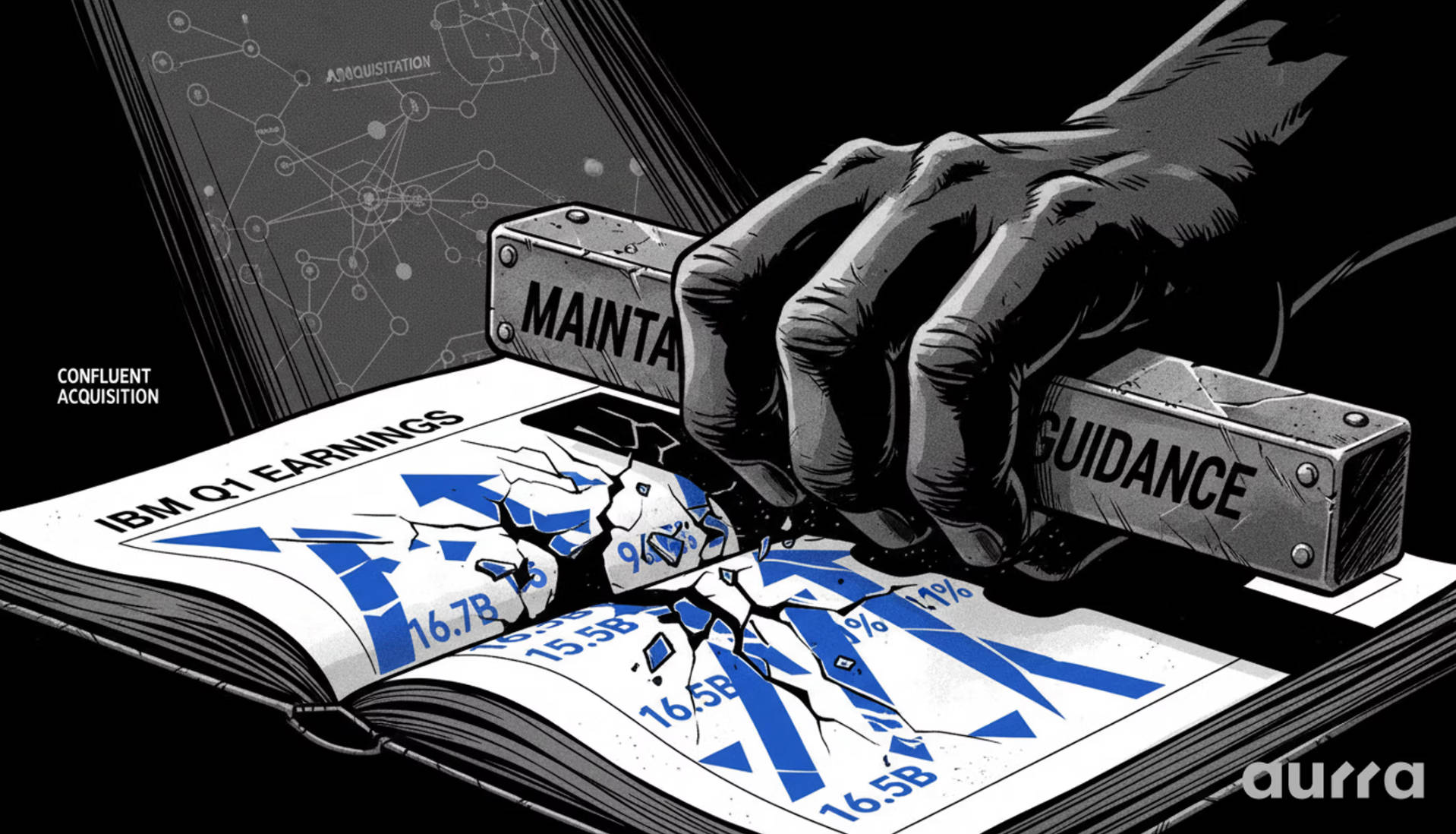 Aurra Markets：IBM 首季业绩优于预期，但全年指引不变引发股价下跌 6%780 / author:Aurra_Official / PostsID:1736245