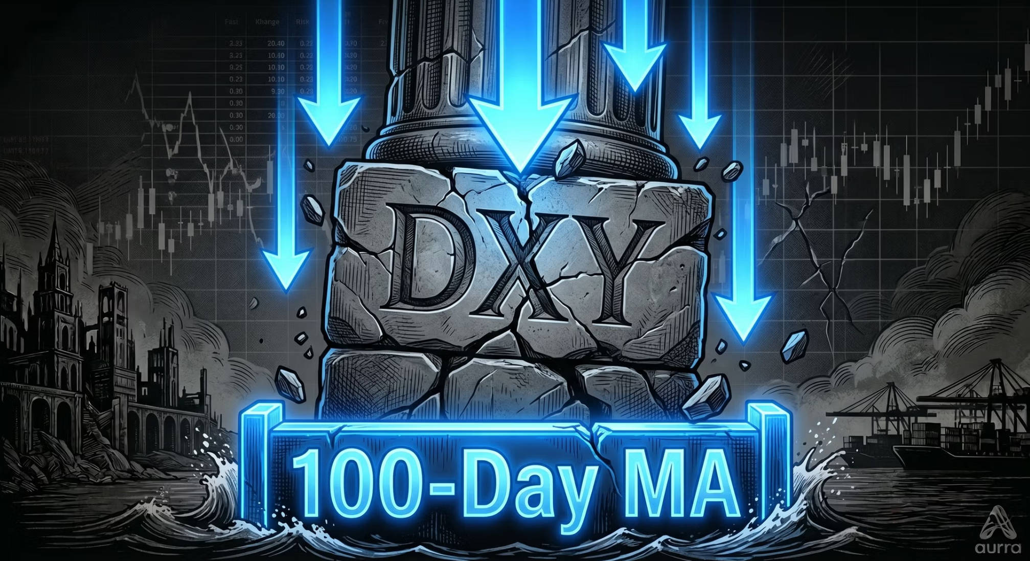 Aurra Markets：【美元指数走势分析】美元测试 100 Daily moving average379 / author:Aurra_Official / PostsID:1736300