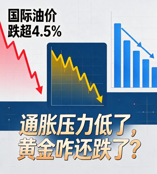 油价跌超 4.5%，黄金咋还跌了？274 / author:SinoSound / PostsID:1737625