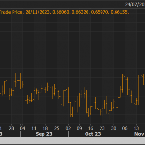 Hawkish Block provides support, AUD/The US dollar is approaching17Weekly high point